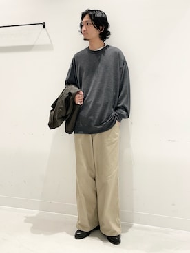 平田望夢さん（メンズ・172cm）の秋コーディネート