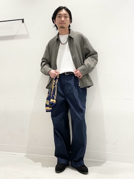 平田望夢さん（メンズ・172cm）の春コーディネート