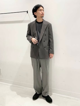 「アイテム（フォーマルスーツ/小物）」を使った、平田望夢さん（メンズ・172cm）の夏コーディネート