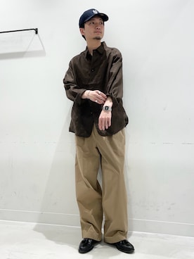 平田望夢さん(メンズ・172cm)の春コーディネート