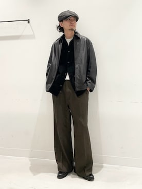 「アイテム（その他アウター）」を使った、平田望夢さん（メンズ・172cm）の冬コーディネート