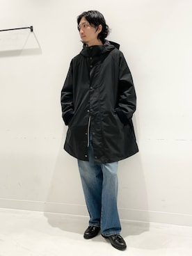 「Barbour（バブアー）の『別注』Barbour×DOORS　HOODED COAT（その他アウター）」を使った、平田望夢さん（メンズ・172cm）の秋コーディネート