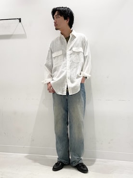 平田望夢さん(メンズ・172cm)の夏コーディネート