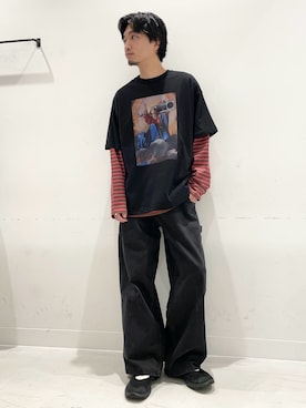 平田望夢さん(メンズ・172cm)の夏コーディネート
