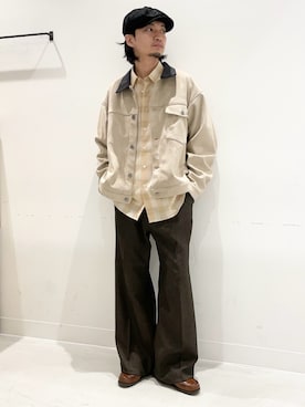 平田望夢さん（メンズ・172cm）の秋コーディネート