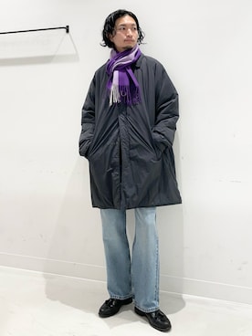 平田望夢さん(メンズ・172cm)の冬コーディネート