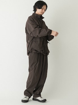 「アイテム（その他トップス）」を使った、平田望夢さん（メンズ・172cm）の夏コーディネート