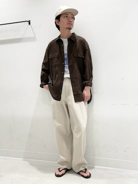 平田望夢さん（メンズ・172cm）の夏コーディネート