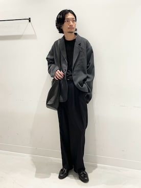 平田望夢さん（メンズ・172cm）の秋コーディネート