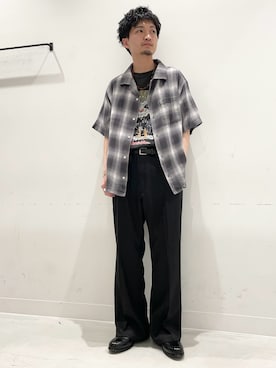 「URBAN RESEARCH Sonny Label（アーバンリサーチサニーレーベル）のアイテム（トップス）」を使った、平田望夢さん（メンズ・172cm）の春コーディネート