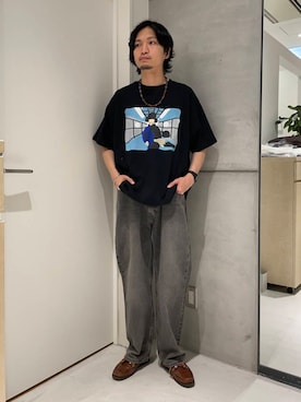 平田望夢さん（メンズ・172cm）の夏コーディネート