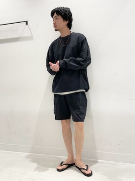 平田望夢さん(メンズ・172cm)の夏コーディネート