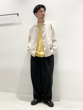 平田望夢さん（メンズ・172cm）の春コーディネート
