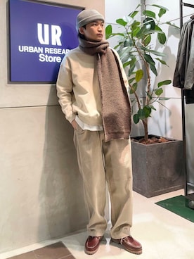 平田望夢さん（メンズ・172cm）の冬コーディネート