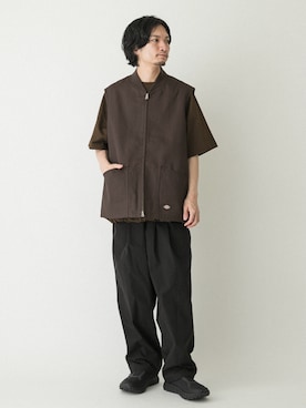 平田望夢さん(メンズ・172cm)の夏コーディネート