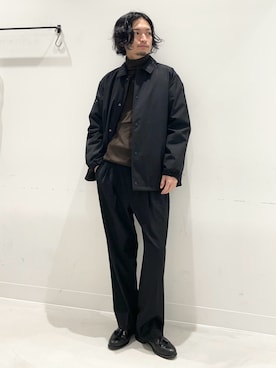 「メンズファッション」｜平田望夢さん（メンズ・172cm）の冬コーディネート