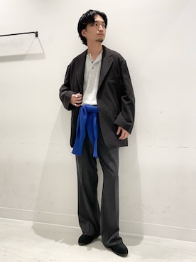 平田望夢さん(メンズ・172cm)の秋コーディネート
