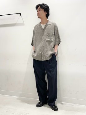 平田望夢さん(メンズ・172cm)の夏コーディネート