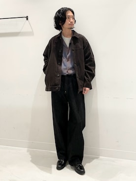 「イチ推しジャケットスタイル」｜「アイテム（その他アウター）」を使った、平田望夢さん（メンズ・172cm）の秋コーディネート