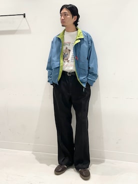 「FORK&SPOON（フォークアンドスプーン）のアイテム」を使った、平田望夢さん（メンズ・172cm）の春コーディネート