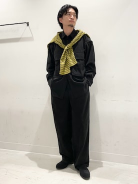 平田望夢さん(メンズ・172cm)の秋コーディネート