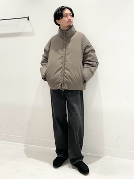 平田望夢さん（メンズ・172cm）の冬コーディネート