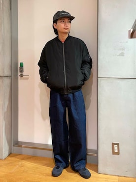 平田望夢さん（メンズ・172cm）の冬コーディネート