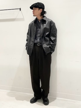 「アイテム（その他アウター）」を使った、平田望夢さん（メンズ・172cm）の秋コーディネート