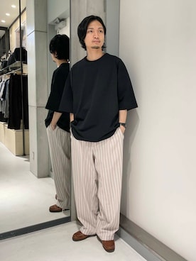 平田望夢さん(メンズ・172cm)の夏コーディネート