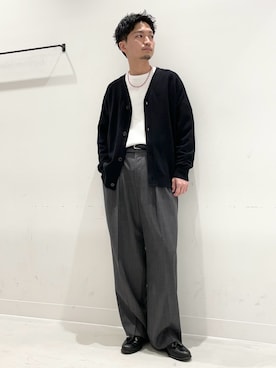 平田望夢さん(メンズ・172cm)の春コーディネート