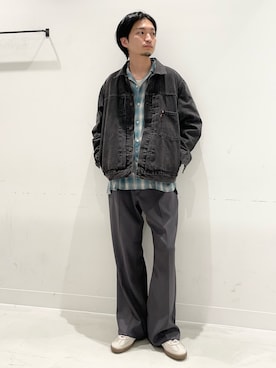 「URBAN RESEARCH Sonny Label（アーバンリサーチサニーレーベル）のアイテム（トップス）」を使った、平田望夢さん（メンズ・172cm）の春コーディネート