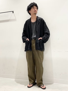 平田望夢さん（メンズ・172cm）の夏コーディネート