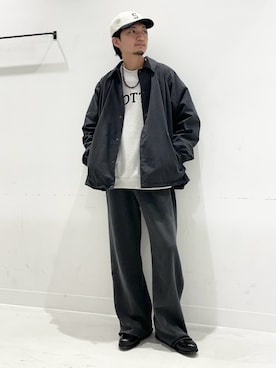 平田望夢さん（メンズ・172cm）の冬コーディネート