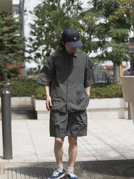 平田望夢さん（メンズ・172cm）の夏コーディネート