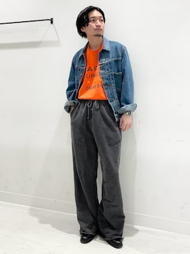 平田望夢さん（メンズ・172cm）の春コーディネート