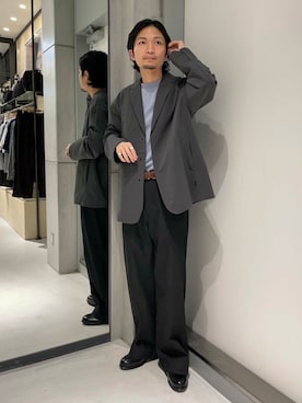 「アイテム（ジャケット/アウター）」を使った、平田望夢さん（メンズ・172cm）の夏コーディネート