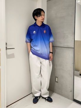 「アイテム（スニーカー）」を使った、平田望夢さん（メンズ・172cm）の夏コーディネート