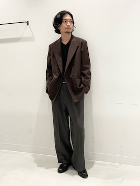 平田望夢さん（メンズ・172cm）の秋コーディネート