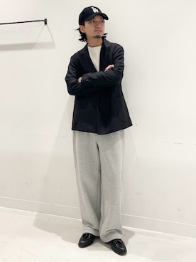 平田望夢さん（メンズ・172cm）の秋コーディネート