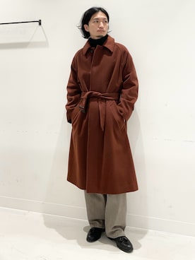 平田望夢さん(メンズ・172cm)の冬コーディネート