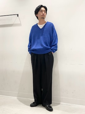 平田望夢さん(メンズ・172cm)の秋コーディネート