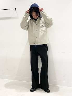 平田望夢さん（メンズ・172cm）の冬コーディネート