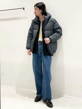 平田望夢さん（メンズ・172cm）の冬コーディネート