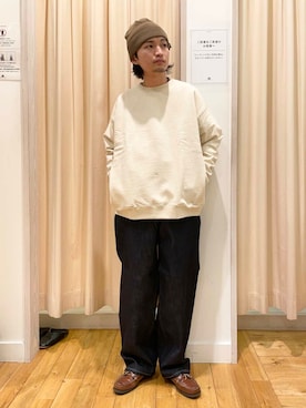 「snowpeak」｜平田望夢さん（メンズ・172cm）の冬コーディネート