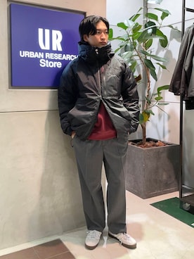 平田望夢さん(メンズ・172cm)の冬コーディネート