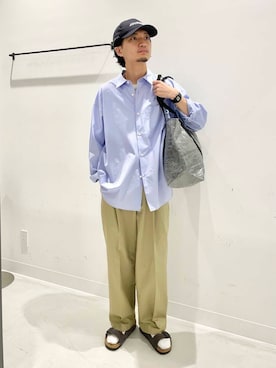 平田望夢さん（メンズ・172cm）の夏コーディネート