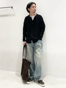 平田望夢さん（メンズ・172cm）の冬コーディネート