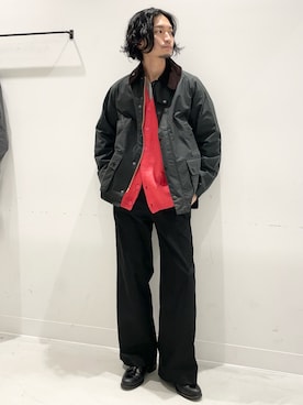 「アイテム（テーラードジャケット）」を使った、平田望夢さん（メンズ・172cm）の冬コーディネート