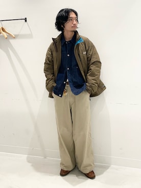 「アイテム（その他アウター）」を使った、平田望夢さん（メンズ・172cm）の秋コーディネート