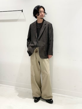 「アイテム（その他アウター）」を使った、平田望夢さん（メンズ・172cm）の秋コーディネート